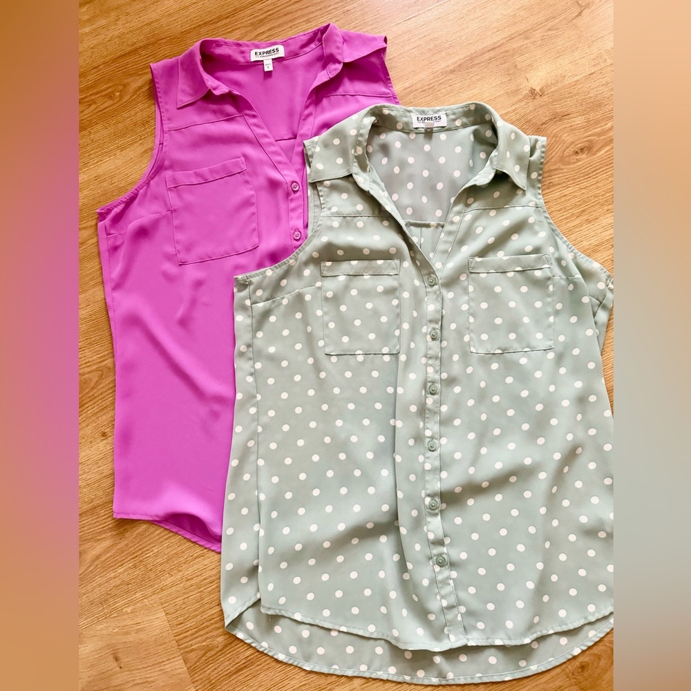 Express Portofino Sleeveless Shirts